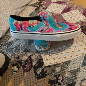 Vans Multicolor Tie-Dye Slip-Ons